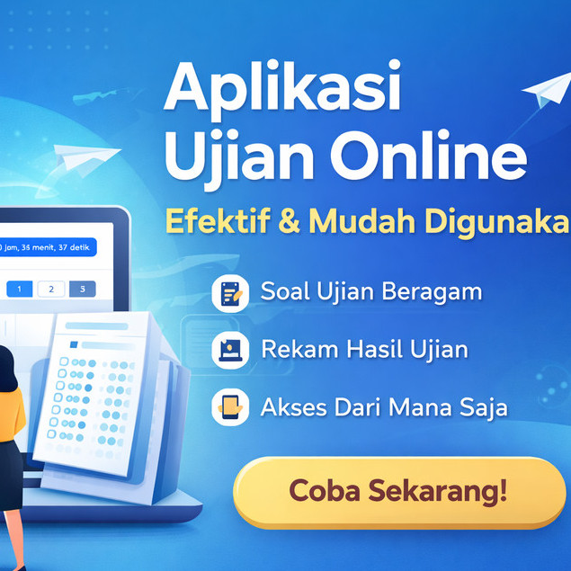 Source Code Aplikasi Ujian Online (CBT) Berbasis Web - Laravel 12 & Vue.js 3