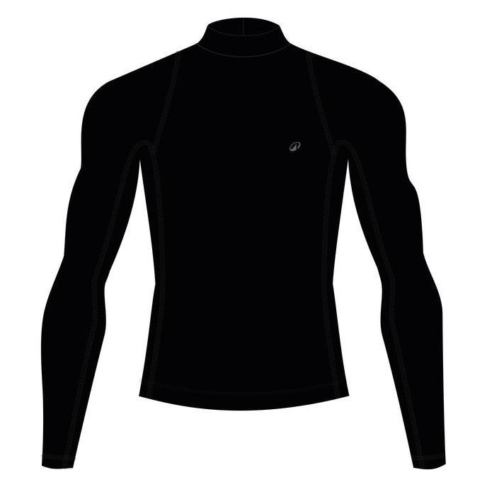 Decathlon OLAIAN Kaos Lengan Panjang Selancar Pria 900 Hitam - 8901220