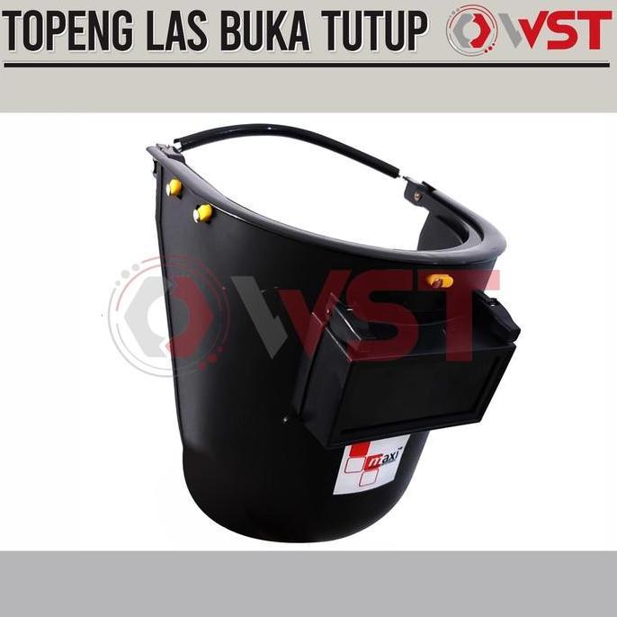 Maxi Topeng Las Buka Tutup / Kap Las / Kedok Las / Helm las