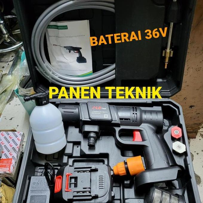 STEAM CORDLESS JLD CUCI MOBIL MOTOR AC JET CLEANER BATERAI ASLI