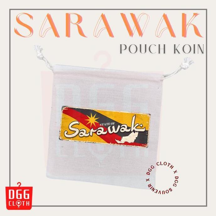Dggcloth Pouch Koin Souvenir Sarawak Dompet Koin Oleh Oleh Malaysia 1 Murah Meriah