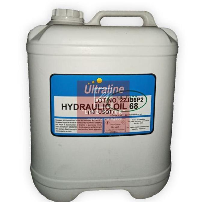 New- Hydraulic Oil-Oli Hidrolik 68 Ultraline 18 Liter Usqt Sae-10 Jumbo