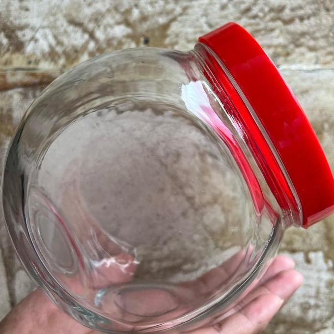 Termurah / Hot Sale Toples Kue Kering Lebaran Estetik Jadul Kaca Tebal Grosiranofficial Kitchenware 