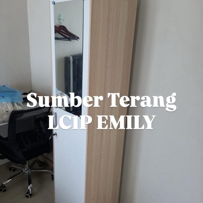 Lemari Pakaian Olympic Gstar 1 pintu LC1P Emily Lemari Baju Olympic Gstar Lemari Pakaian Kayu 1 pint