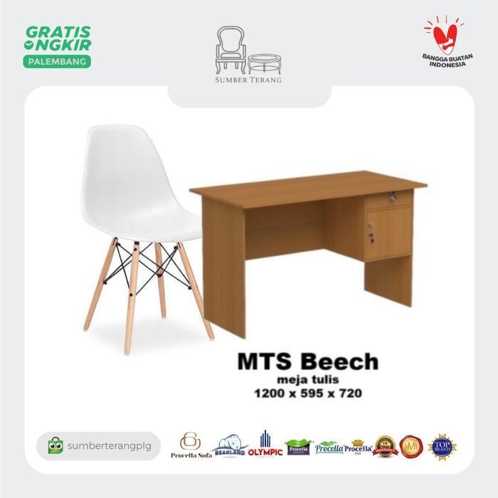 Paket Meja Kerja Olympic Gstar MT 120 + Kursi Olymplast Milenial Chair