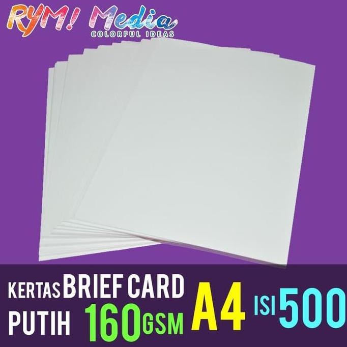 Yabureta- 500 Lembar Kertas Brief Card (Bc) 160 Gram A4 / Manila 160 Gsm 1 Rim