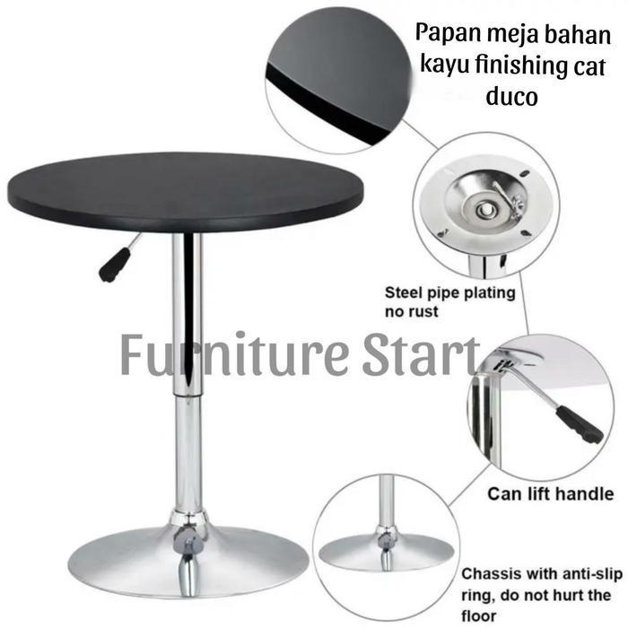 meja bar hidrolik meja bar meja cafe meja barstool minibar