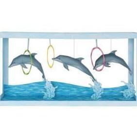 DIY Papercraft Dolphin Show Aquarium