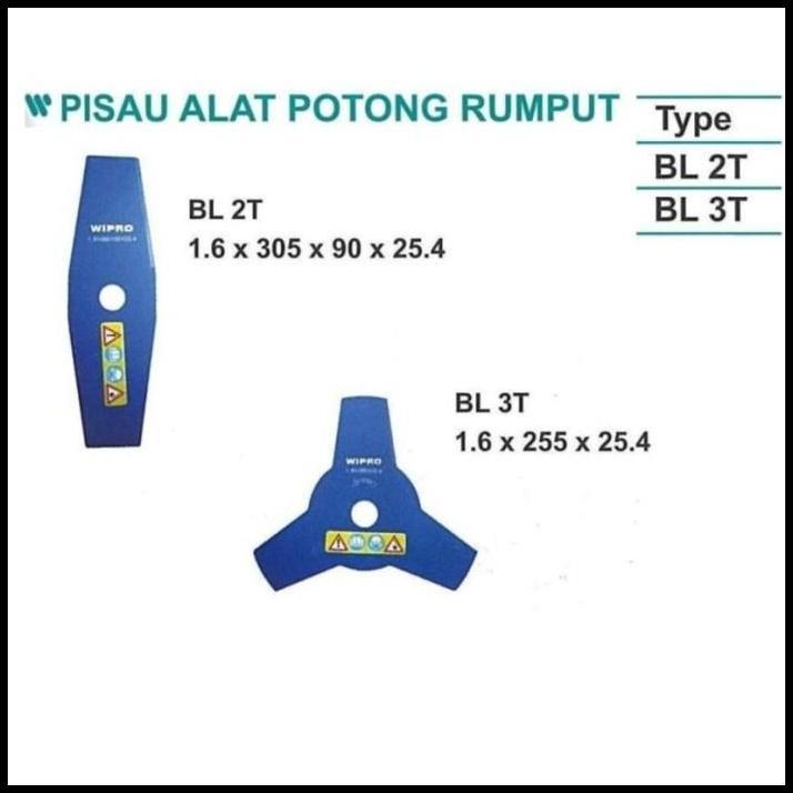 HOT DEAL PISAU ALAT POTONG PEMOTONG RUMPUT MATA PISAU 2 / 3 WIPRO BL 2T BL 3T 