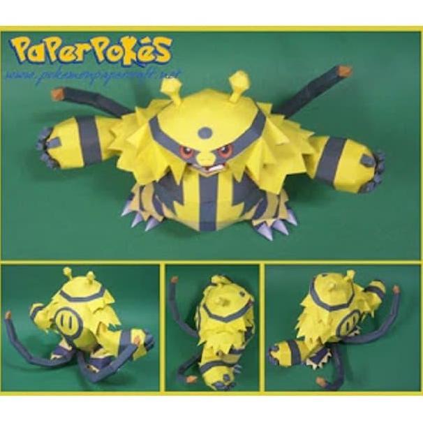 DIY Papercraft Figure Anime Pokemon Electivire