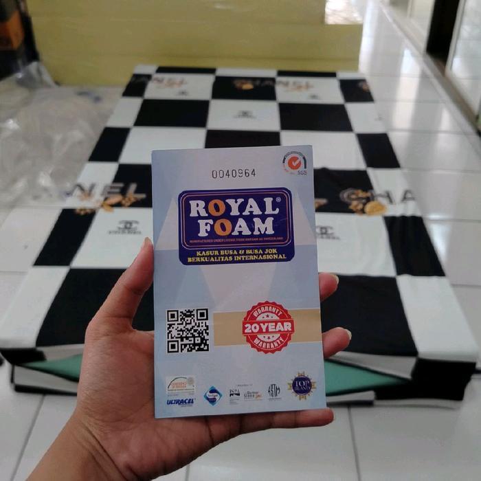 [Royal Foam] COD Kasur Busa Tebal Density 24 Original Single