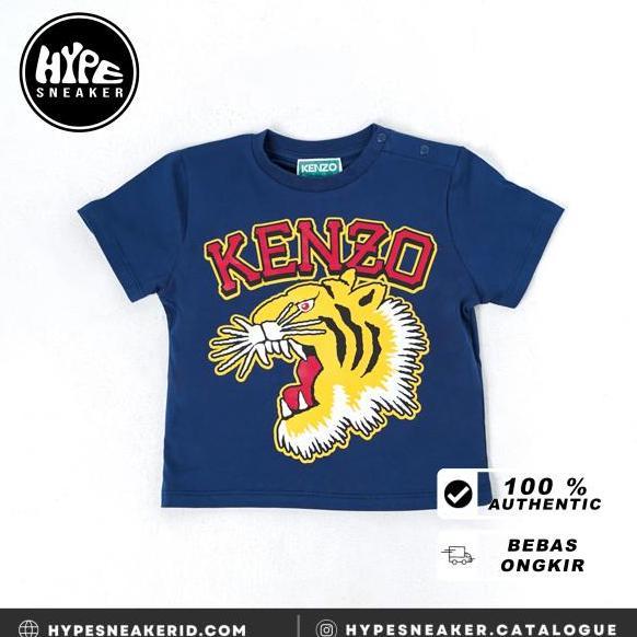 Kaos KENZO TIGER YELLOW NAVY KIDS Tshirt 100% ORIGINAL
