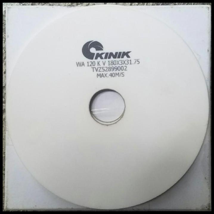 DISKON KINIK SURFACE GRINDING WHEEL WA 120 KV1A STRAIGHT BATU GERINDA 