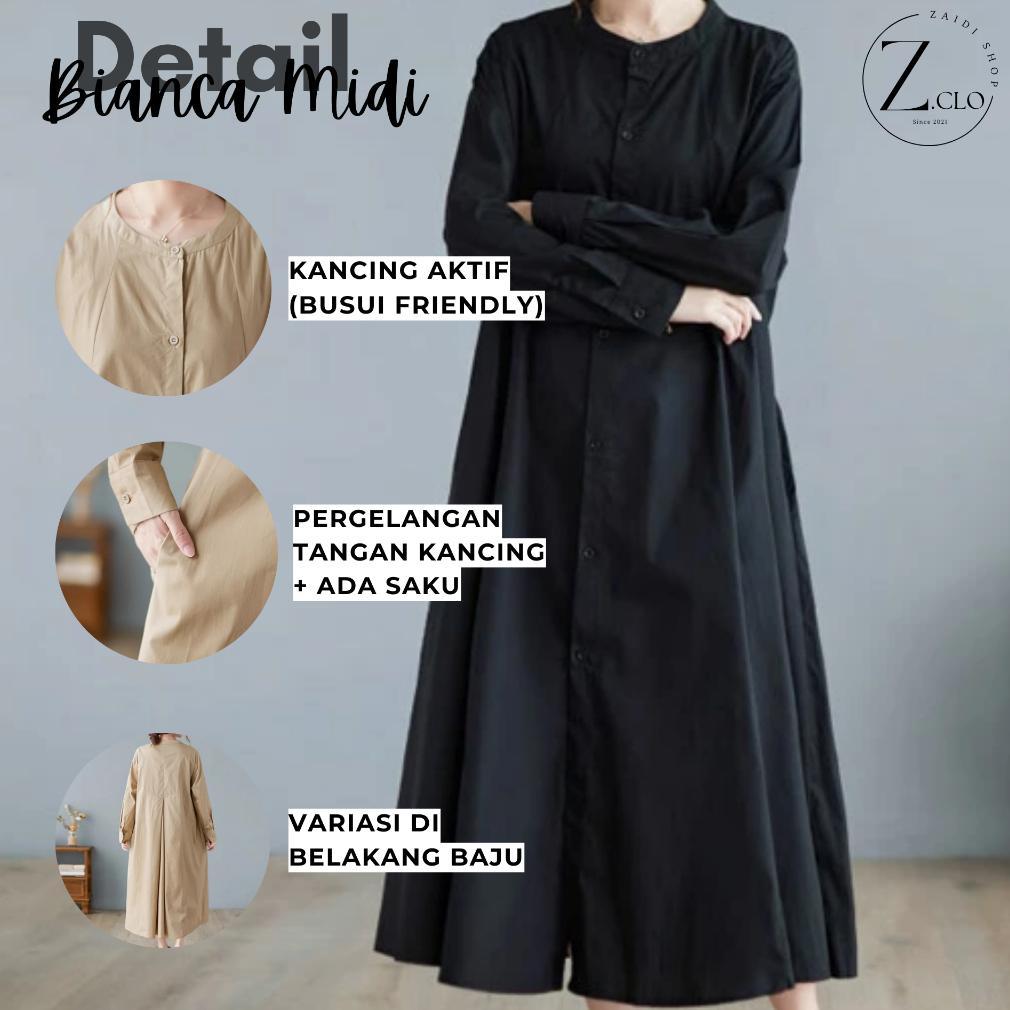 Bianca Long Tunik Katun Linen Jumbo