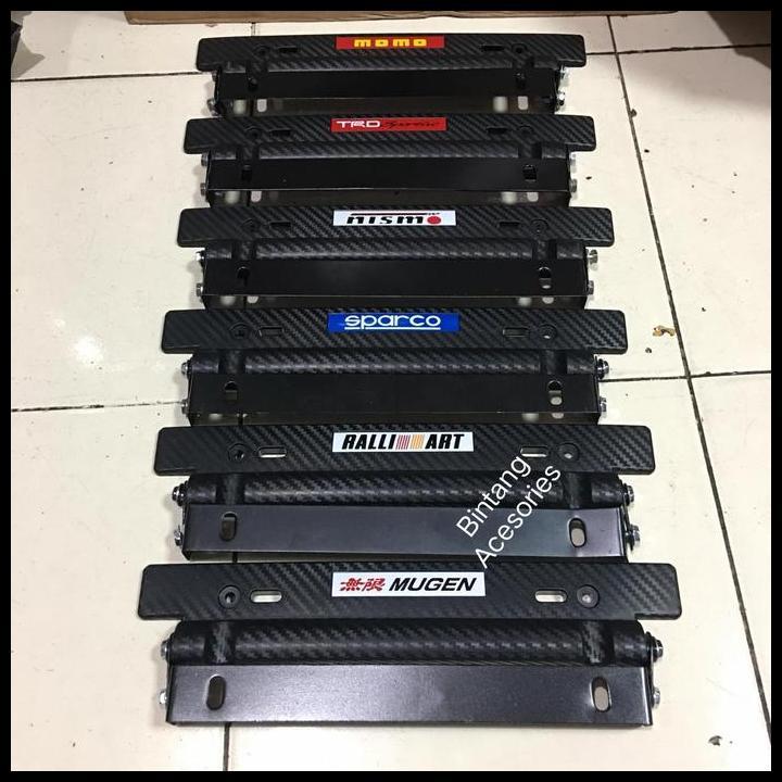 BEST DEAL DUDUKAN PLAT NOMOR MOBIL ERTIGA JDM CARBON HITAM 