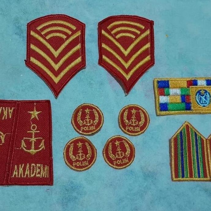 bordir/emblem Akmil untuk seragam profesi anak
