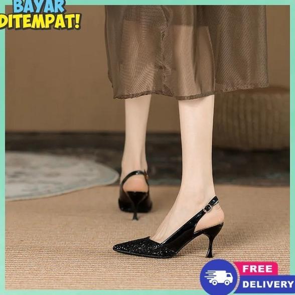 Sandal Wanita Hak Tinggi Import Remaja