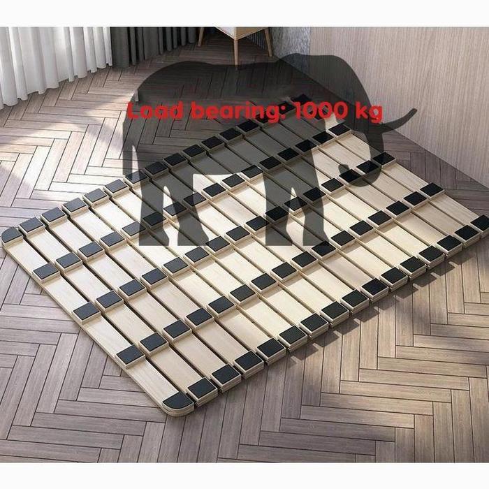 Dipan Tempat Tidur Tatakan Kasur 180x200 Dipan Kasur 160x200 Tatami Kayu Solid Tempat Tidur Palet Ka