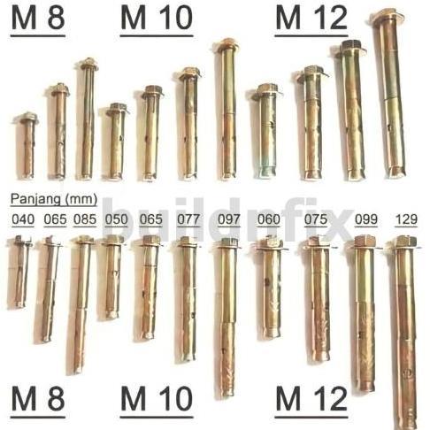 Promo 1 Dus (200 Pcs) Ib - Dynabolt / Baut Beton / Dinabol M8 X 85Mm