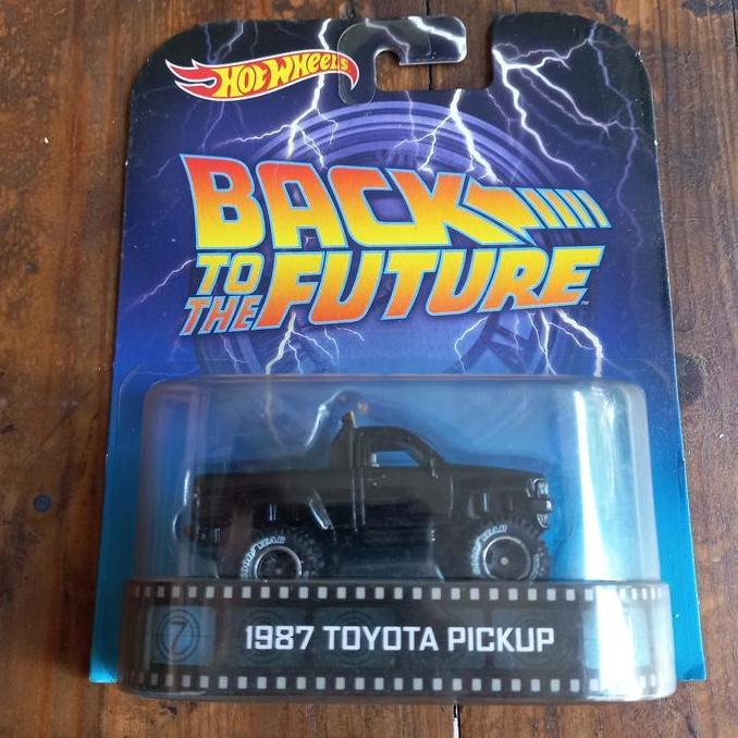 HOT WHEELS 1987 TOYOTA PICKUP TRUCK BACK TO THE FUTURE PREMIUM