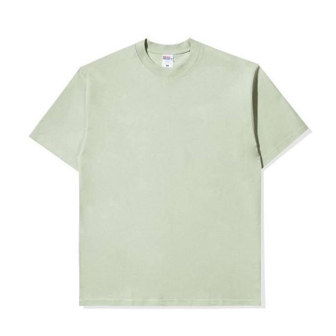 Kaos Polos Real Heavy Goods Green Sage - Kaos Polos Classic Sage