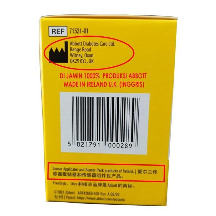 Promo Sensor + Reader Freestyle Libre Sensor Jaminan 1000% Ori Dari Abbott