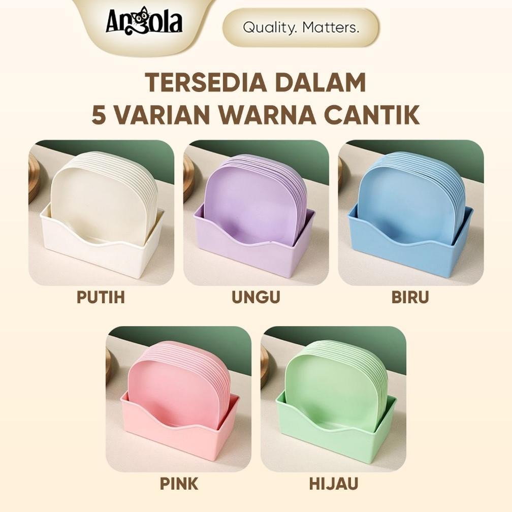 Angola Set Piring Pla Mini Serbaguna