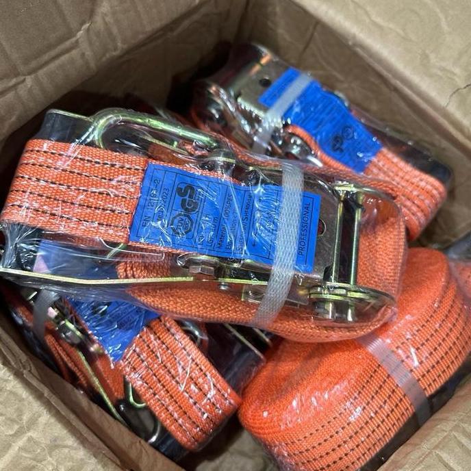 Tali track belt 2" x 10 meter 12 meter 15 meter tali ratchet tie down tali cargo kargo tali sound sy