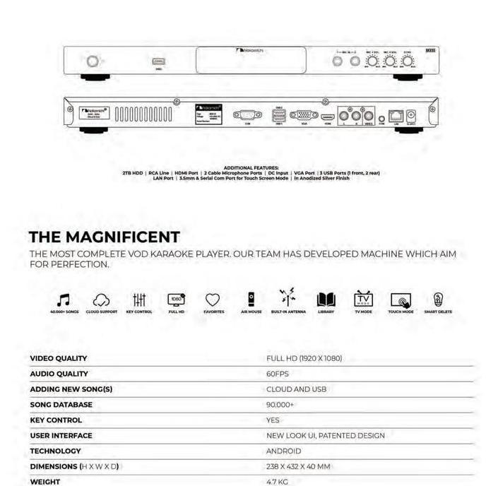 Murah Player Karaoke Nakamichi Nkx55, Mesin Lagu Karaoke,