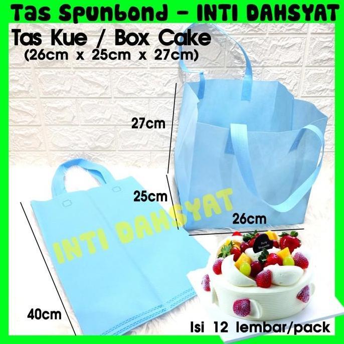 Tas KUE / Box Cake Spunbond Goodie Bag Size 25 (isi 12lembar) MURAH