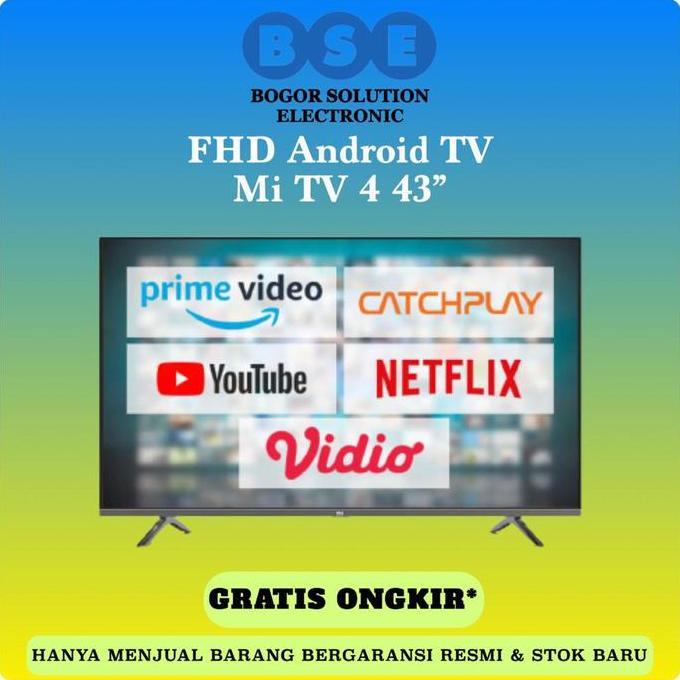 Murah Led Tv Smart Tv 43 Inch // Xiomi Mi Tv 43 Inch Smart Tv 43 Xiomi