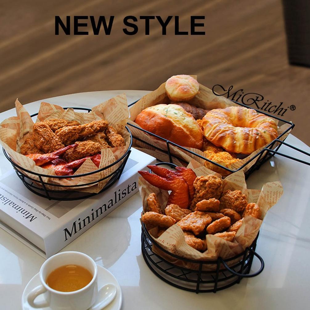 Piring Saringan Stainless Untuk Kentang Goreng Dan Snack