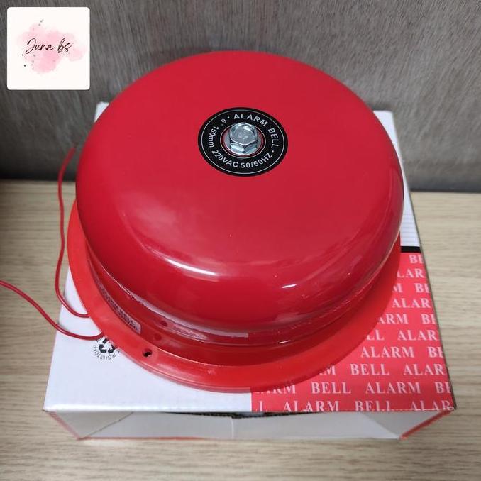 Alarm Bel Sekolah / Round Alarm Bell / Bell Kring 150Mm 6"