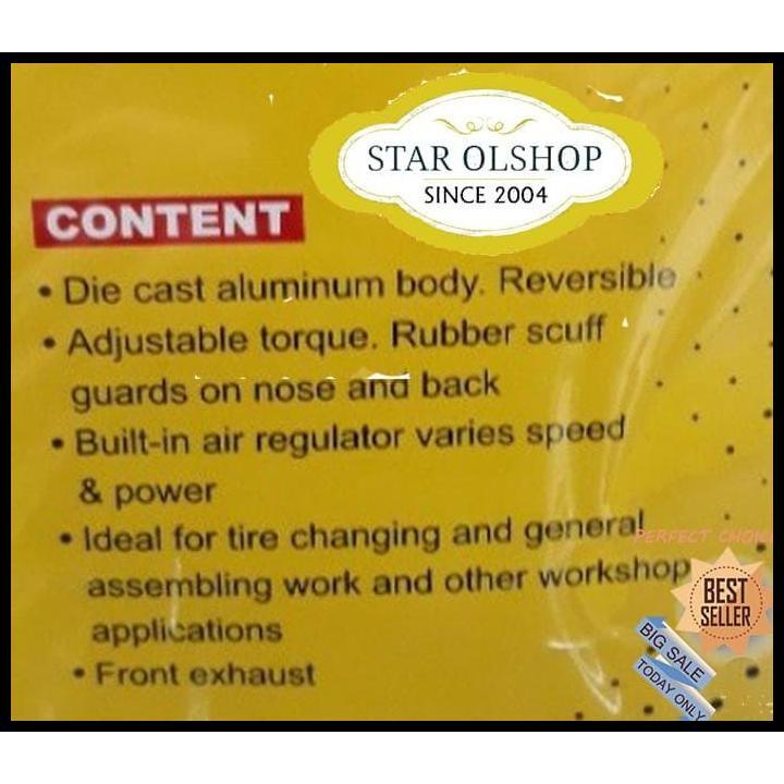 TERBARU AIR IMPACT WRENCH TEKIRO 1/2 INC KOMPRESOR ANGIN SHARK 1HP PUMA SWAN 