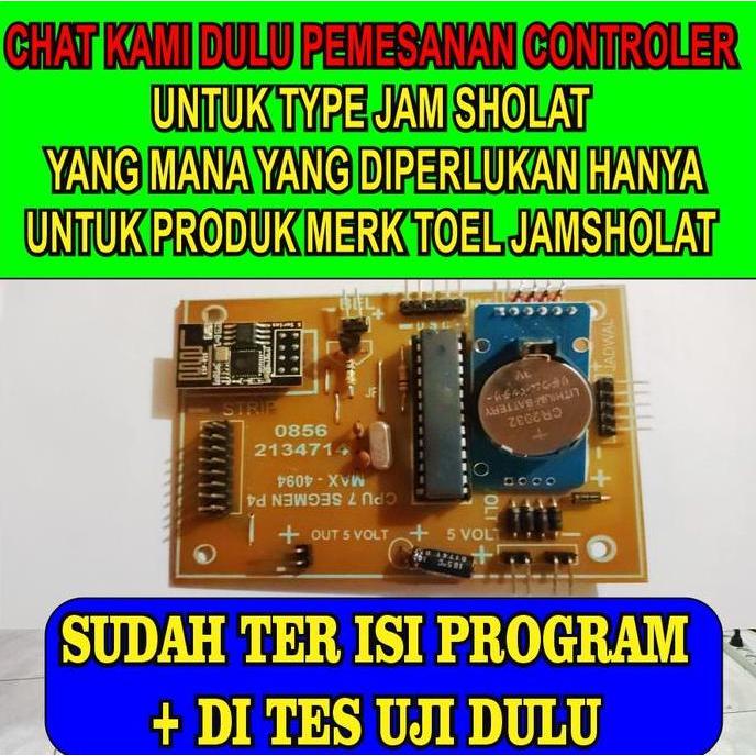 Promo Controler Jam Sholat Setting Wifi Hp Android