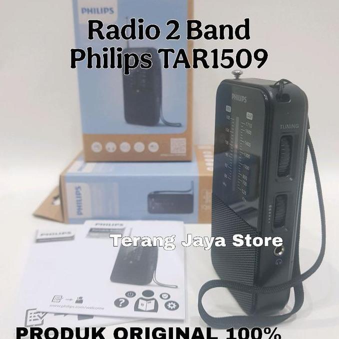Murah Radio Philips Tar1509 Radio Portabel Philips Tar1509 Radio Saku 2 Band Philips Radio 2 Band Ph