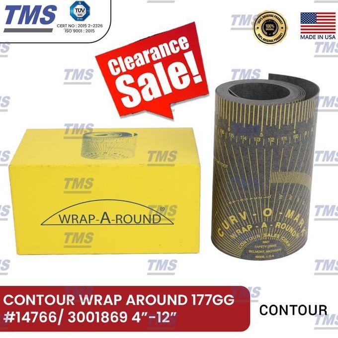 Grosir Meteran Pipa Contour Wrap, Around 177 Gg 4" - 12" 6 # 14766 Original