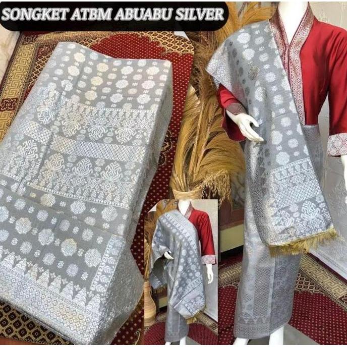 Songket ATBM || Songket Tenun Mesin Palembang Cantik dan Manis || rok songket ATBM set selendang HI