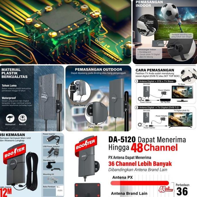 Promo Px Antena Digital Tv | Px Da-5120 Antena Digital Px Da5120 Tv Digital