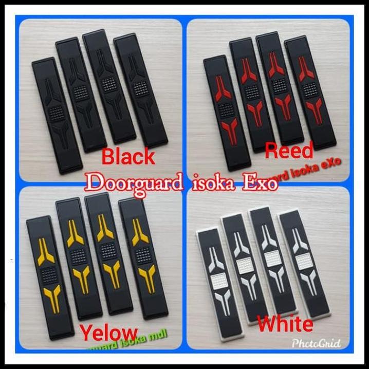 TERLARIS DOOR GUARD KARET PELINDUNG PINTU MOBIL HONDA BRIO MODEL EXO 
