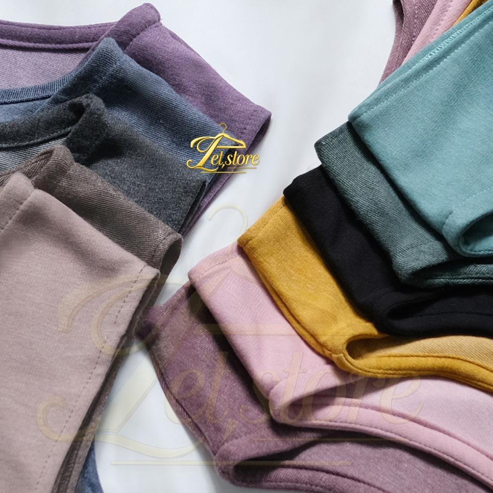 Harga Miring Tunic Polosan Wanita Muslimah Kekinian / Long Tunic Jumbo