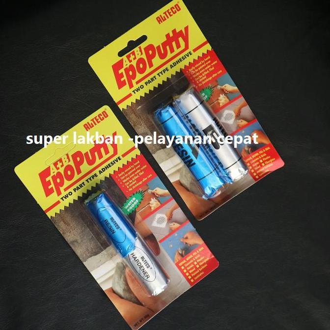 Lem Alteco Epoputty 50gram Lem Pipa Toren Mesin Bocor Tahan Panas 120C