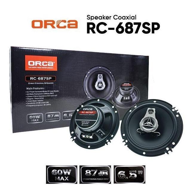 Termurah Speaker Orca Rc 687 6 Inch/ Speaker Orca 6.5 Inch Mobil Universal