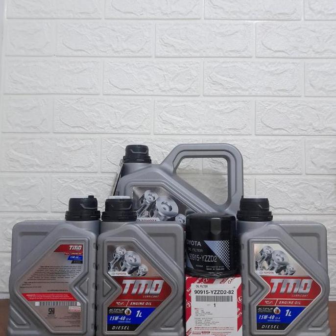 Keizai- Paket Oli Tmo Diesel 15W-40+Filter Oli Innova/Fortuner/Reborn/Hilux