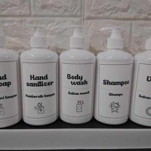 STICKER LABEL BUMBU DAPUR AESTHETIC/PANTRY/LAUNDRY (STICKER AJA) MOTIF