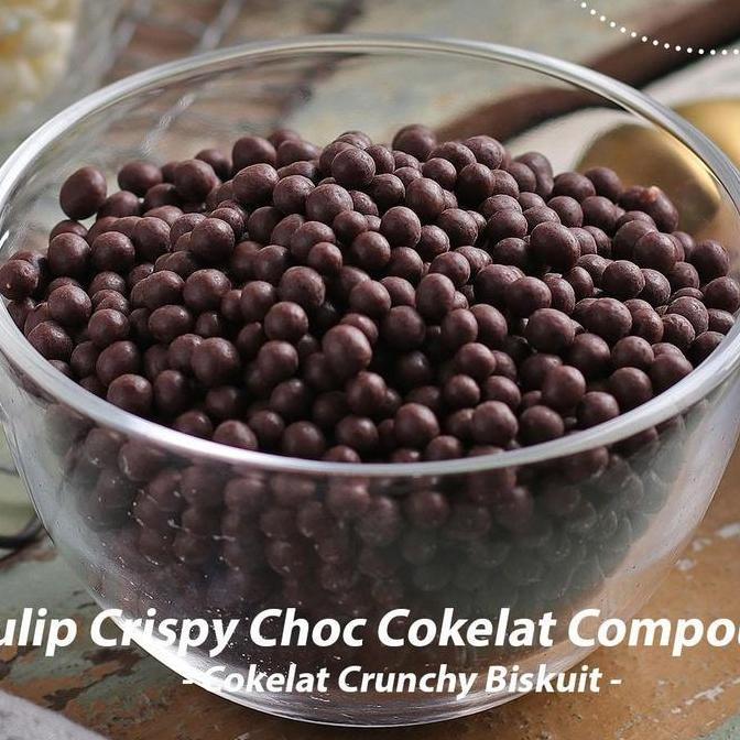 Zairyo- Tulip Crispy Choc 100Gr Crispearls Chocolate Crispy Choco Ball Cokelat Topping