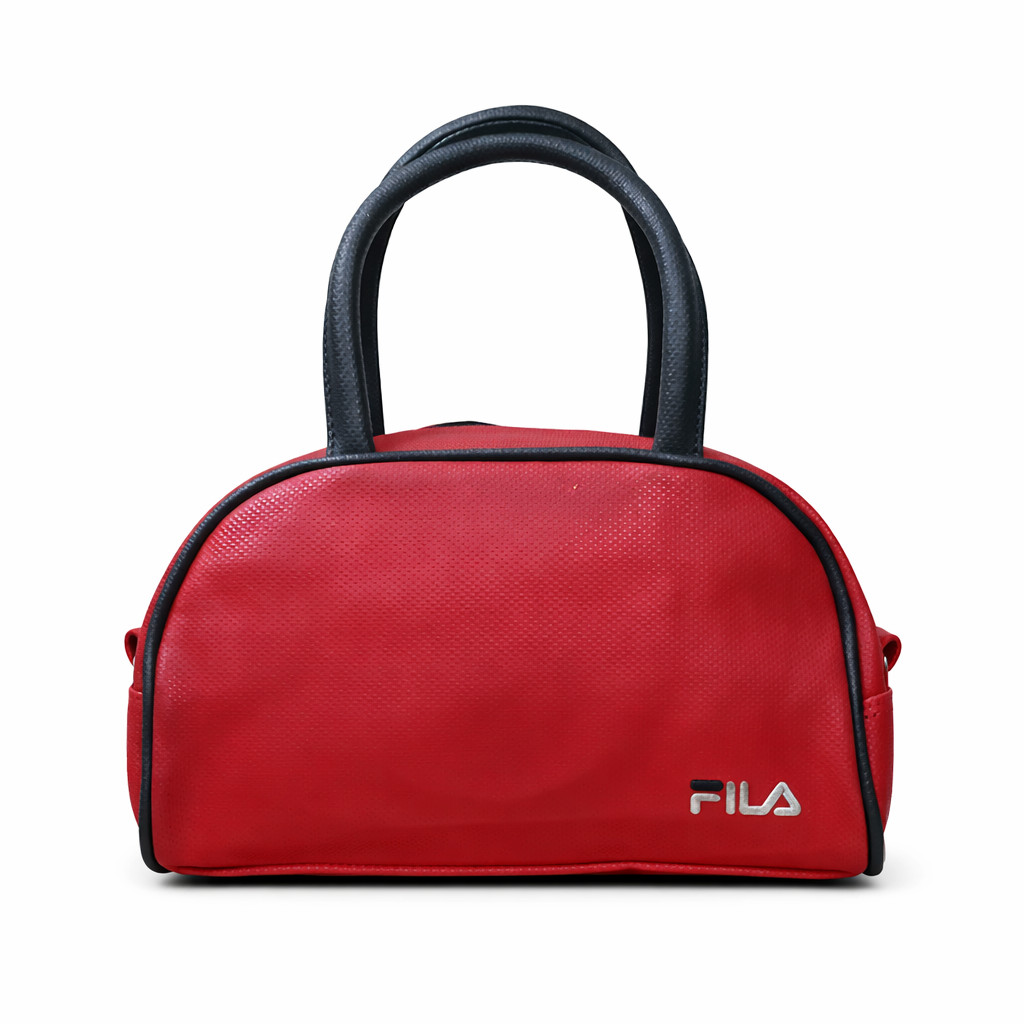 (PRELOVED) HAND BAG CARY -  ARCHIVE MINI GRIP BAG RED FIRE FILA ORIGINAL