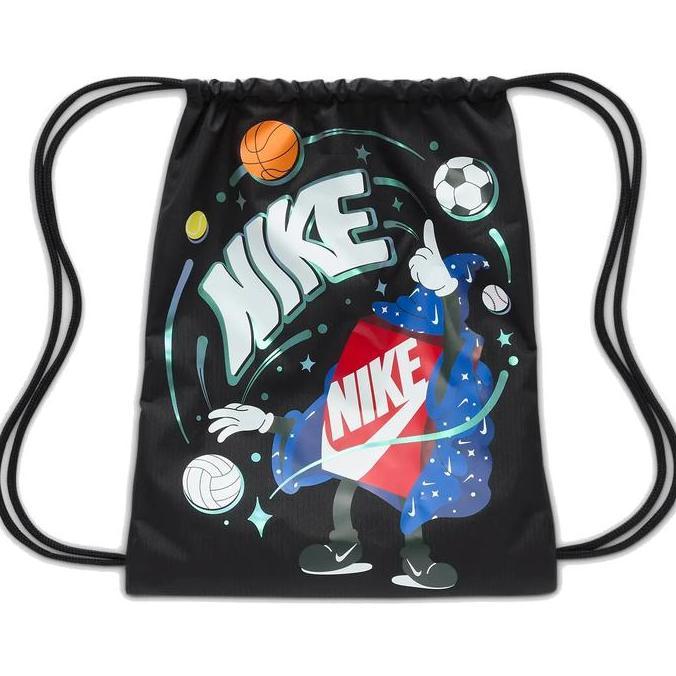 Tas Anak Nike Kids Drawstring Bag 12L Black Original