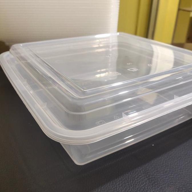 Tayoo- Thinwall Dm 2500 Ml Squere - 2500Ml Food Container - Isi 25Pcs