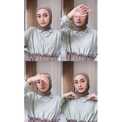 Awet Ym Ready Stock Premium Crystal Beads Necklace - Kalung Hijab Daily Fashion Handmade By Ymprojec